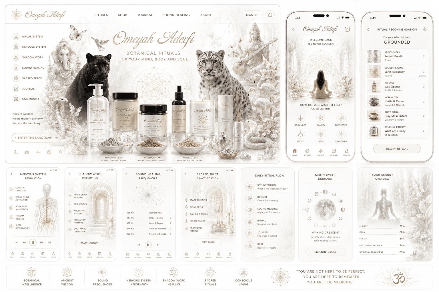 Omeyah Aderfi — sanctuary app interface