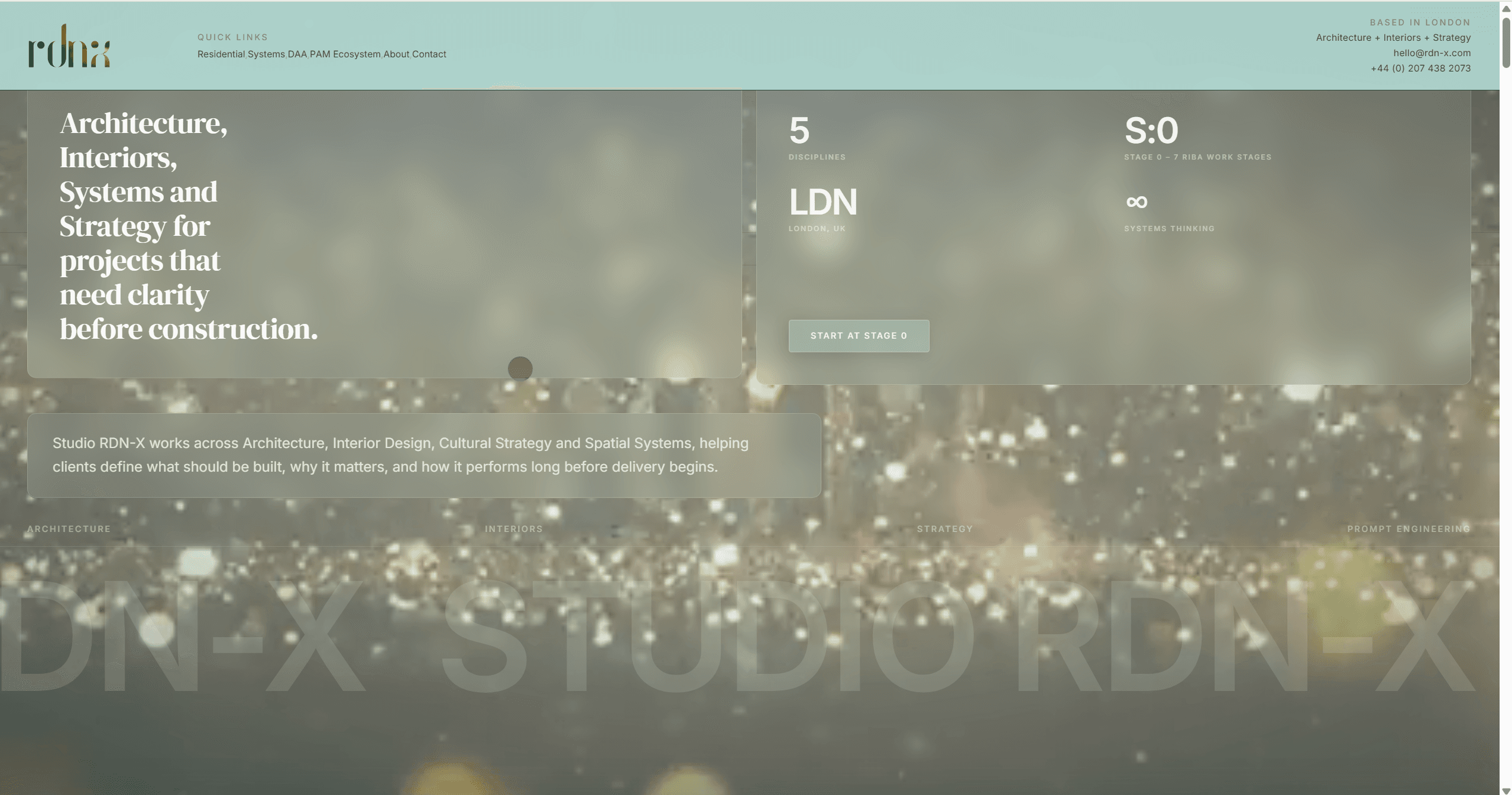 Studio RDN-X — services