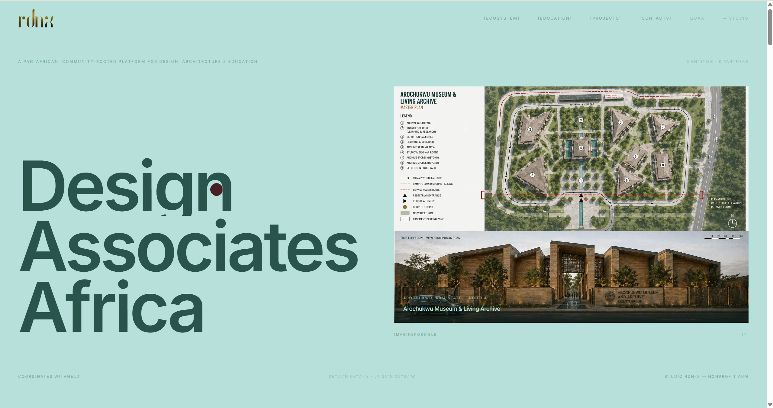 Studio RDN-X — spatial systems