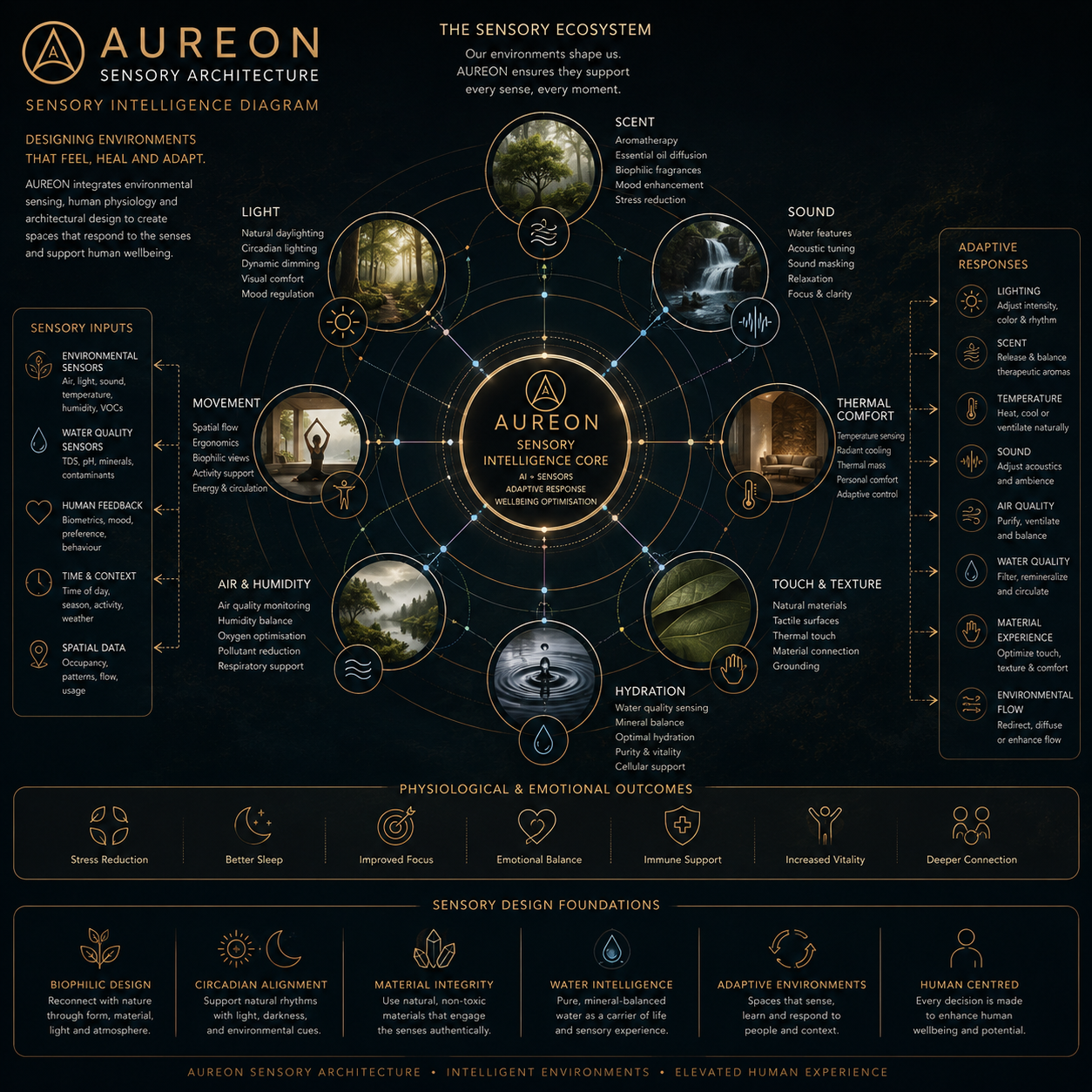 AUREON Sensory Architecture Diagram