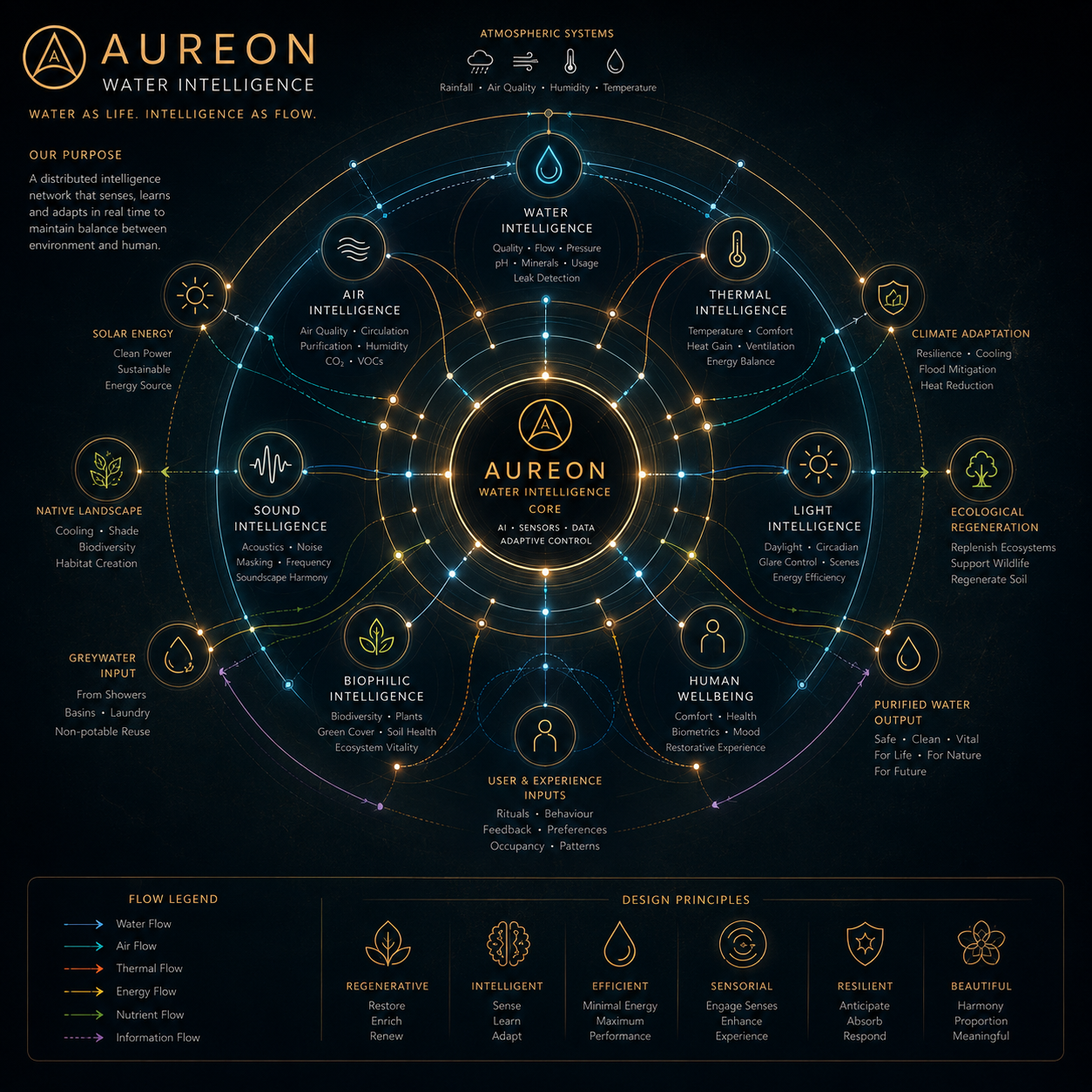 AUREON Water Intelligence Diagram
