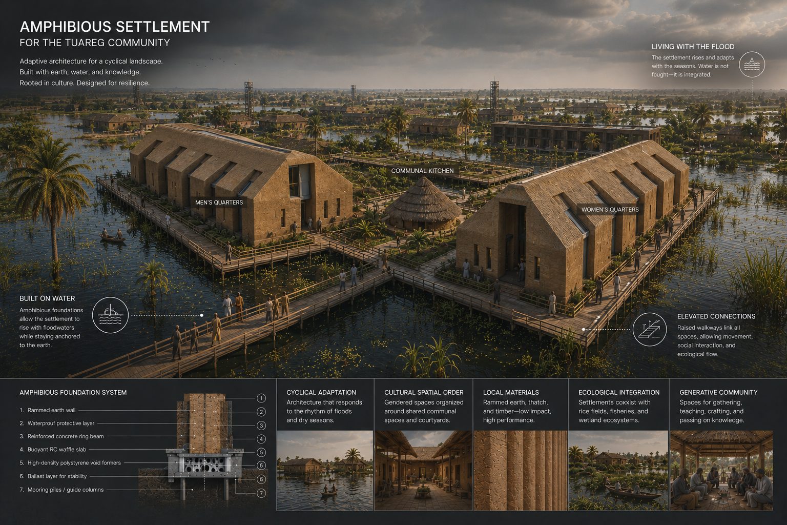 Amphibious Settlement for the Tuareg Community