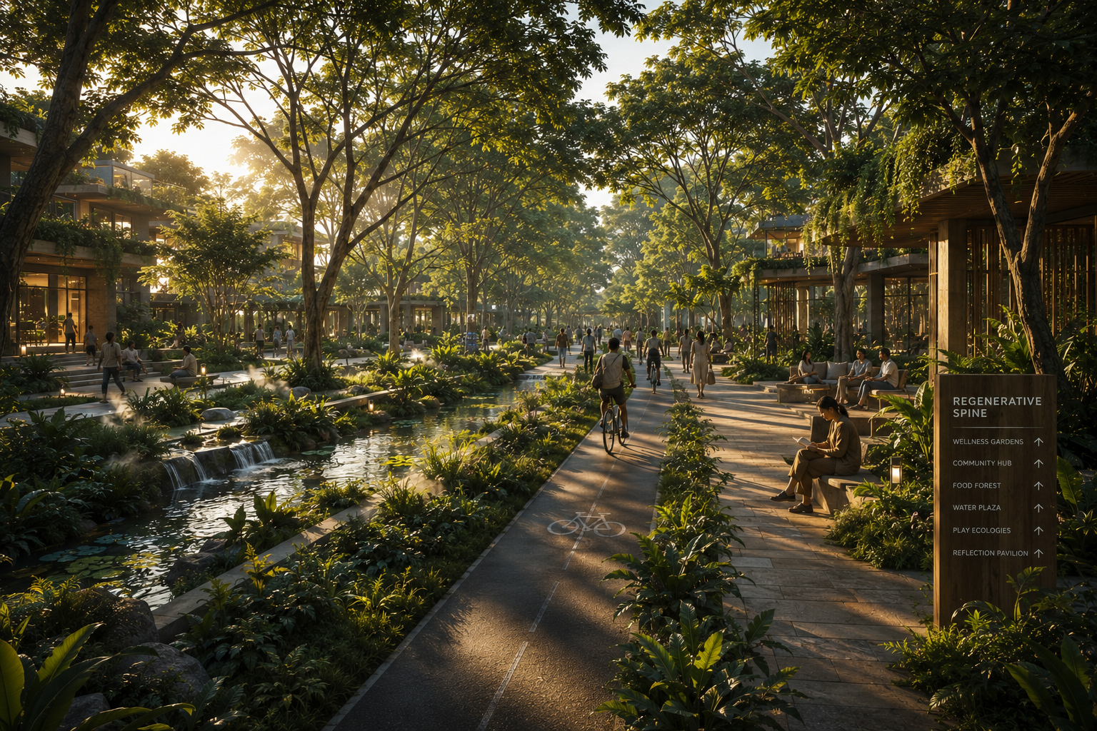 NERA DISTRICTS — Regenerative Spine, wellness and community corridor